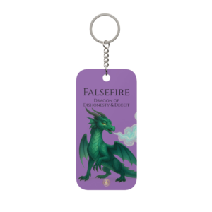 Order of the Dragon Slayers™: Falsefire & Trueflame Keychain