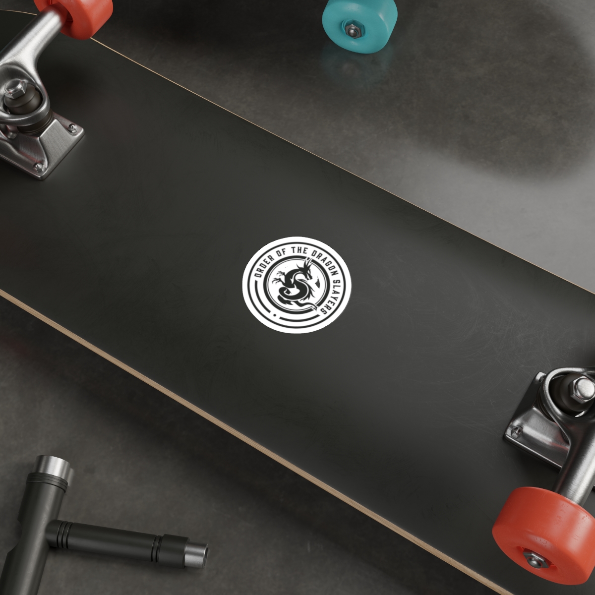 Order of the Dragon Slayers™ Logo Sticker - Image 3