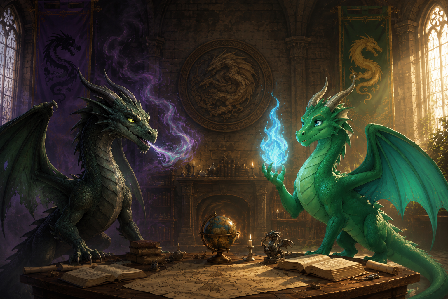 Meet the Dragons: Falsefire/Trueflame