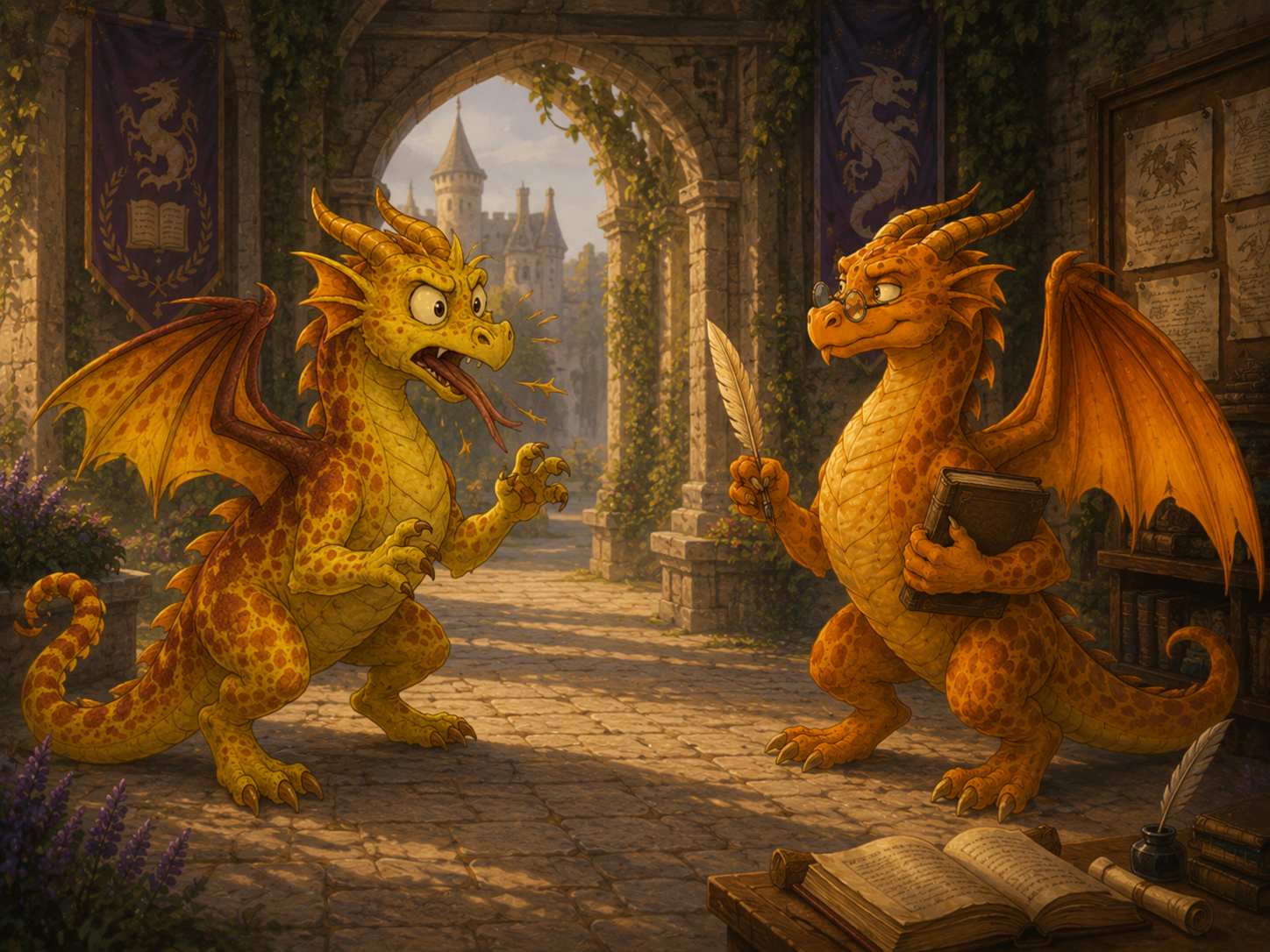 Meet the Dragons: Chattertail/Vericlaw